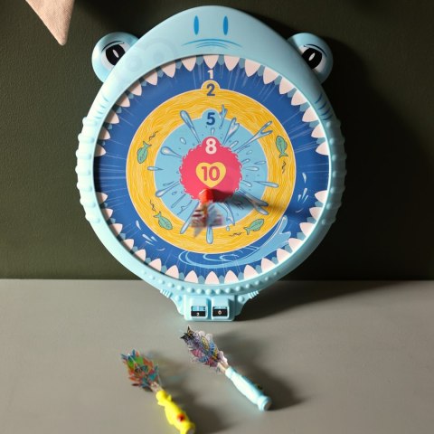 WOOPIE Magnetyczna Gra w Rzutki Bezpieczna Dart Tarcza Wesoły Rekinek WOOPIE Magnetyczna Gra w Rzutki Bezpieczna Dart Tarcza Wesoły Rekinek