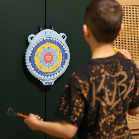 WOOPIE Magnetyczna Gra w Rzutki Bezpieczna Dart Tarcza Wesoły Rekinek WOOPIE Magnetyczna Gra w Rzutki Bezpieczna Dart Tarcza Wesoły Rekinek