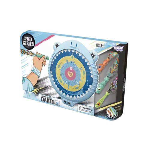 WOOPIE Magnetyczna Gra w Rzutki Bezpieczna Dart Tarcza Wesoły Rekinek WOOPIE Magnetyczna Gra w Rzutki Bezpieczna Dart Tarcza Wesoły Rekinek