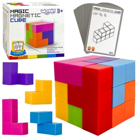 WOOPIE Układanka Kostka Tetris Z Zestawem Kart WOOPIE Układanka Kostka Tetris Z Zestawem Kart