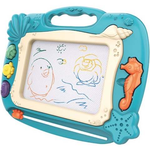 WOOPIE Znikopis Tablica Magnetyczna Kolorowa Stempelki Motyw Oceanu Zielony WOOPIE Znikopis Tablica Magnetyczna Kolorowa Stempelki Motyw Oceanu Zielony