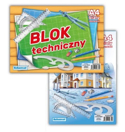 Blok techniczny A4 BIAŁY 10szt. | 6740 Blok techniczny A4 BIAŁY 10szt. | 6740