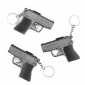 Brelok 15szt zestaw pistolet latarka z laserem | B-2252
