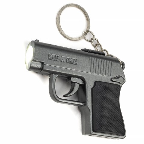 Brelok 15szt zestaw pistolet latarka z laserem | B-2252 Brelok 15szt zestaw pistolet latarka z laserem | B-2252