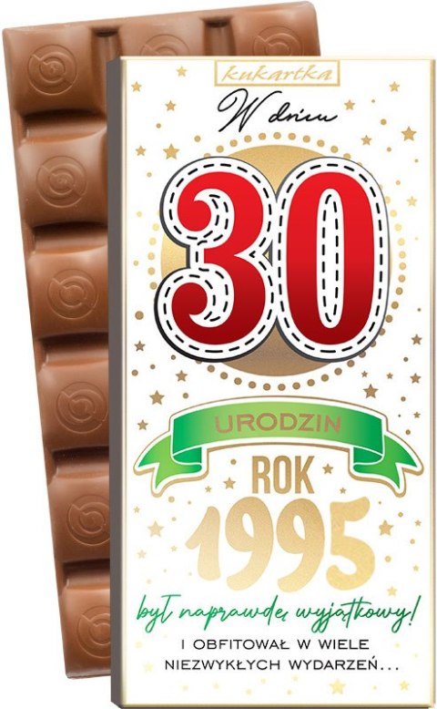 Czekolada Urodziny 30 (cyfry, roczniki) 423 Czekolada Urodziny 30 (cyfry, roczniki) 423
