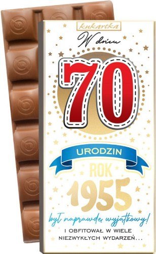 Czekolada Urodziny 70 (cyfry, roczniki) 427 Czekolada Urodziny 70 (cyfry, roczniki) 427