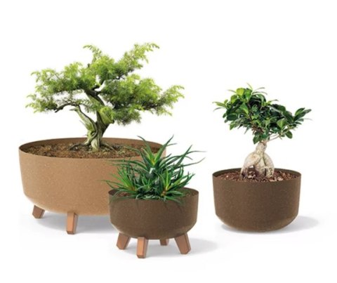 Doniczka GRACIA ECO WOOD standard 24cm - biały Doniczka GRACIA ECO WOOD standard 24cm - biały