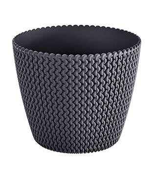 Doniczka SPLOFY 22x18cm - antracytowy Doniczka SPLOFY 22x18cm - antracytowy