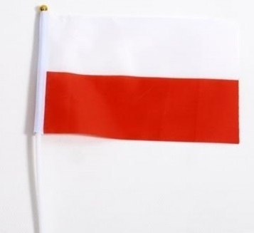 Flaga 10szt. BIAŁO-CZERWONA Flaga 10szt. BIAŁO-CZERWONA