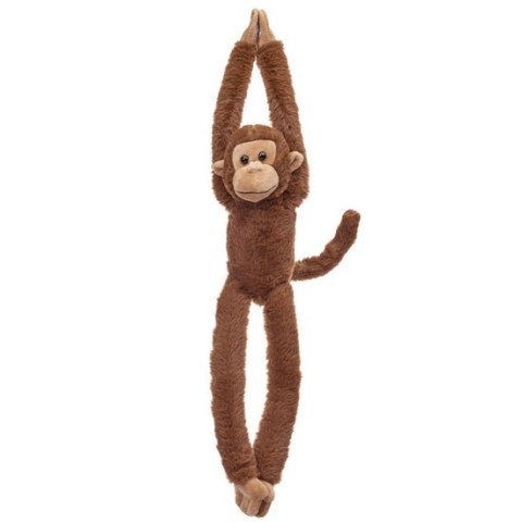 Maskotka małpka wisząca brązowa z rzepami 45cm ZA5656 Maskotka małpka wisząca brązowa z rzepami 45cm ZA5656