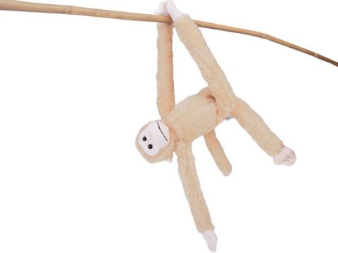 Masotka małpka wisząca beżowa z rzepami 45cm ZA5657 Masotka małpka wisząca beżowa z rzepami 45cm ZA5657