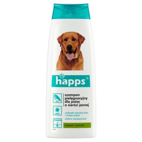Szampon pielęgnacyjny dla psów o sierści jasnej Happs 200 ml Szampon pielęgnacyjny dla psów o sierści jasnej Happs 200 ml
