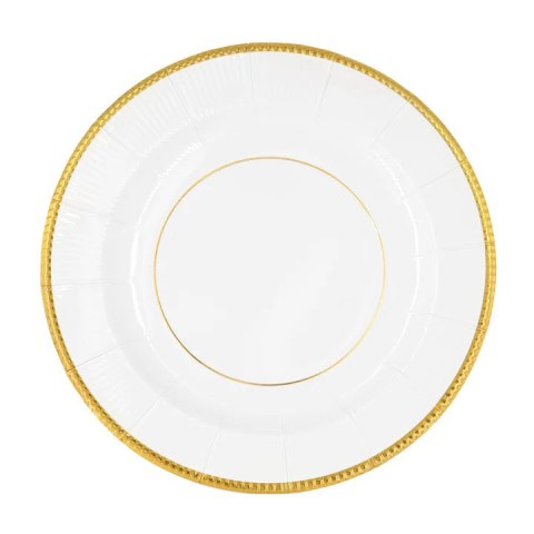 Talerzyk papierowy Elegant Gold 8cali 6szt. 155196 Talerzyk papierowy Elegant Gold 8cali 6szt. 155196