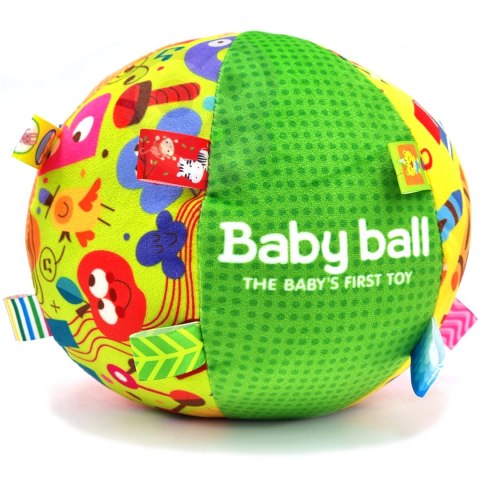 WOOPIE BABY Miękka Sensoryczna Piłka Pani Metka z Wszywkami dla Malucha + Dźwięk WOOPIE BABY Miękka Sensoryczna Piłka Pani Metka z Wszywkami dla Malucha + Dźwięk