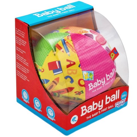 WOOPIE BABY Miękka Sensoryczna Piłka Pani Metka z Wszywkami dla Malucha + Dźwięk WOOPIE BABY Miękka Sensoryczna Piłka Pani Metka z Wszywkami dla Malucha + Dźwięk