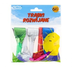 Zestaw trąbek holograficznych 6szt. PZ-TRH6 Zestaw trąbek holograficznych 6szt. PZ-TRH6