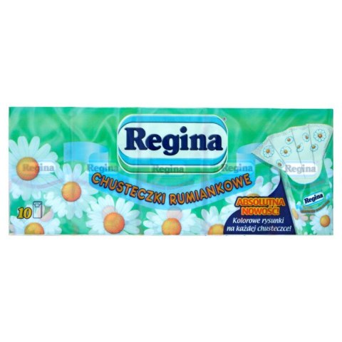 Chusteczki higieniczne REGINA 10 x 9 szt RUMIANEK Chusteczki higieniczne REGINA 10 x 9 szt RUMIANEK