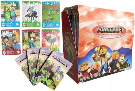 Karty kolekcjonerskie 36szt x 8 kart MINECRAFT Karty kolekcjonerskie 36szt x 8 kart MINECRAFT