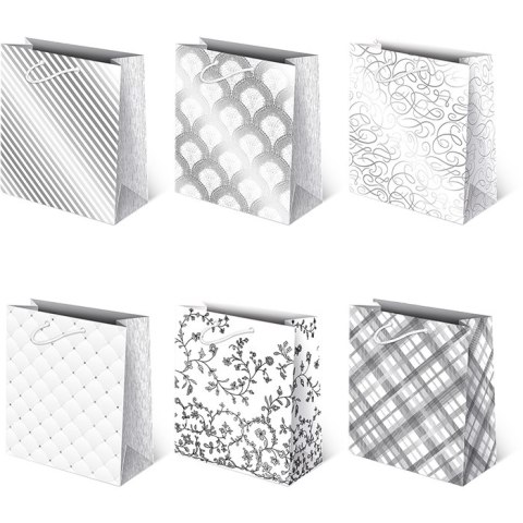 Torebki ozdobne 10szt. T-8 AVANTGARDE set 29 Białe 20 x 24 x 11 cm Torebki ozdobne 10szt. T-8 AVANTGARDE set 29 Białe 20 x 24 x 11 cm