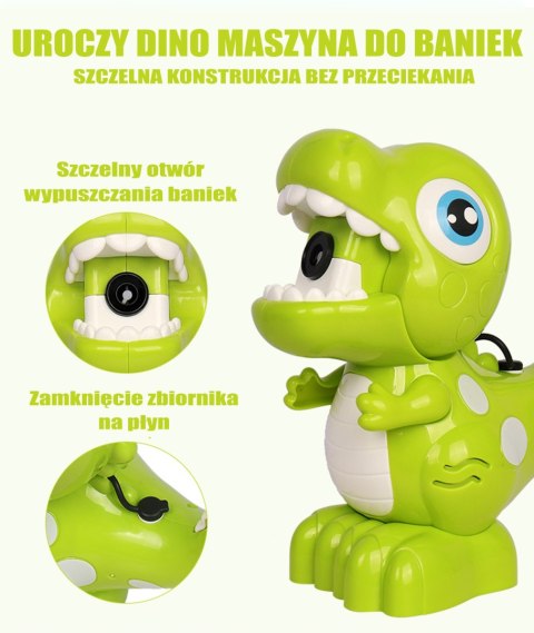 WOOPIE Maszyna Dinozaur do Robienia Baniek Mydlanych dla Dzieci WOOPIE Maszyna Dinozaur do Robienia Baniek Mydlanych dla Dzieci