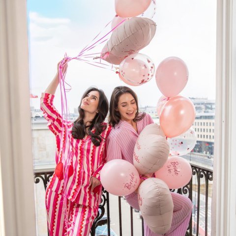 Balon foliowy Serce, Jasnoróżowy, Wieczór Panieński, 45 cm PartyPal Balon foliowy Serce, Jasnoróżowy, Wieczór Panieński, 45 cm PartyPal