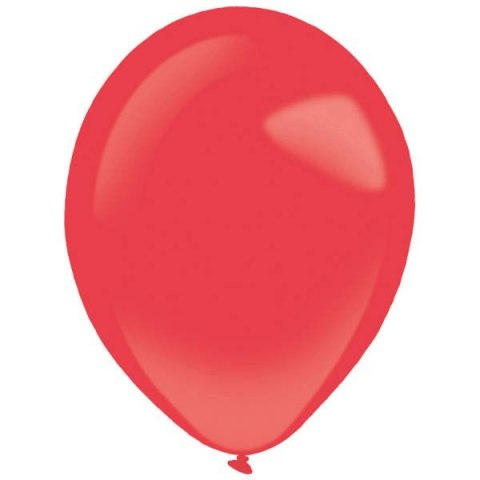 Balony lateksowe Czerwone, Decorator Standard Apple Red, 35cm, 50 szt. Amscan / Anagram
