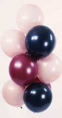 Małe Balony Pastelowe Gemar 5" Granatowe Navy, 12cm, 100 szt. Gemar