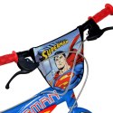 Rowerek Rower Dziecięcy dla Dziecka z Bocznymi Kółkami DINO SUPERMAN 14"