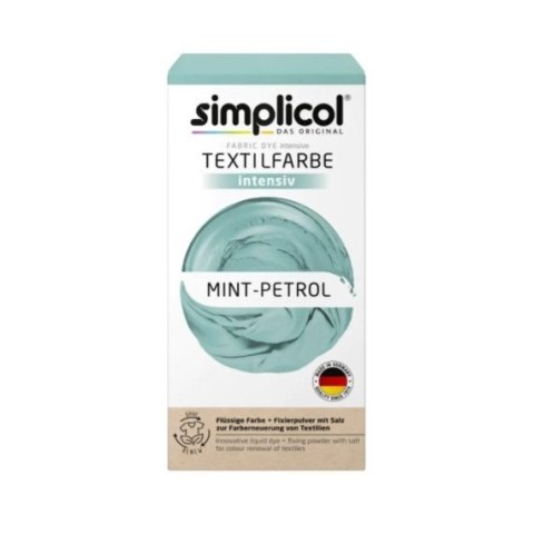SIMPLICOL Barwnik do tkanin INTENSIV MINT-PETROL 560g SIMPLICOL Barwnik do tkanin INTENSIV MINT-PETROL 560g