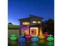Lampa solarna ogrodowa meduza RGB/100
