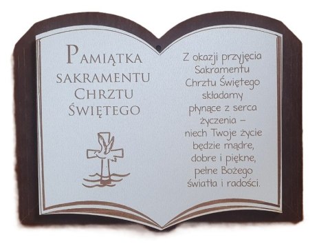 Książeczka ozdobna CHRZEST 20 x 15,5 cm P705 Książeczka ozdobna CHRZEST 20 x 15,5 cm P705