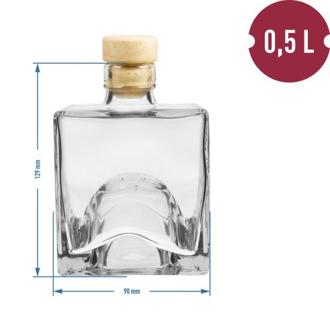 Butelka 2szt. do nalewek 500ml | 531711 Butelka 2szt. do nalewek 500ml | 531711