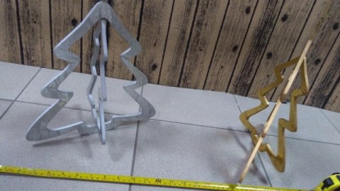 Choinka drewniana 30cm zawieszka 3D Choinka drewniana 30cm zawieszka 3D