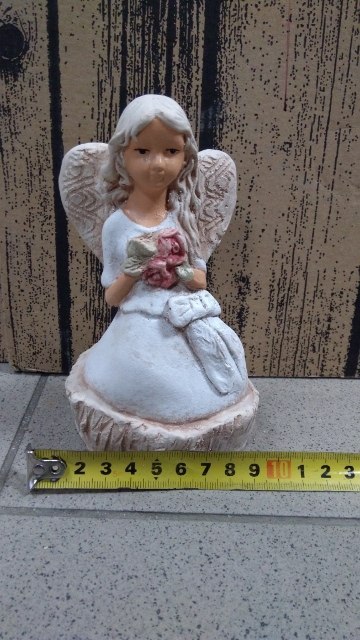 Figurka anioł Balladyna dekorowana 14,5cm Figurka anioł Balladyna dekorowana 14,5cm