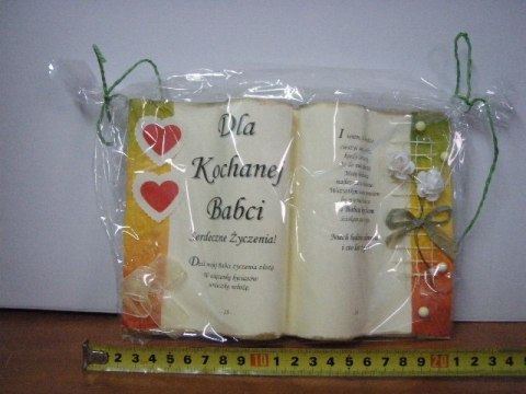 Książka wypukła A5 dla babci Książka wypukła A5 dla babci