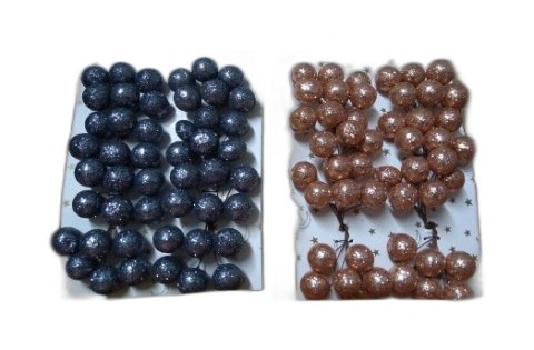 Kulki na druciku 48szt. MIX 2cm | CV08989 Kulki na druciku 48szt. MIX 2cm | CV08989