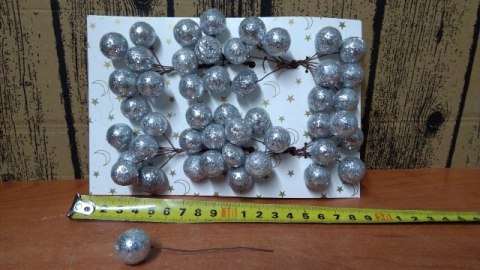 Kulki na druciku 48szt. MIX 2cm | CV08989 Kulki na druciku 48szt. MIX 2cm | CV08989