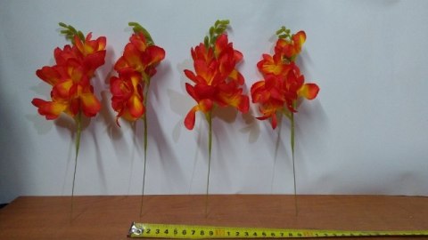 Kwiat 4szt. frezja 26cm | WYR03359 Kwiat 4szt. frezja 26cm | WYR03359