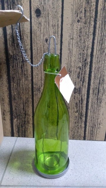 Świecznik na tea light 6szt. BUTELKA 31cm Świecznik na tea light 6szt. BUTELKA 31cm