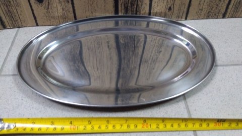 Taca nierdzewna owalna 34x21,5cm Taca nierdzewna owalna 34x21,5cm