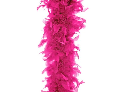 Wąż boa z piór różowy 180cm Wąż boa z piór różowy 180cm
