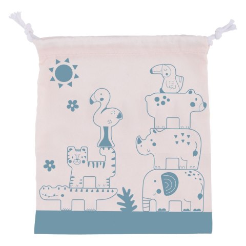 TOOKY TOY Drewniane Klocki Układanka Zwierzątka Montessori 9 el. TOOKY TOY Drewniane Klocki Układanka Zwierzątka Montessori 9 el.