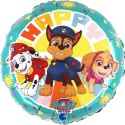 Balon foliowy Psi Patrol okrągły 46 cm Grabo