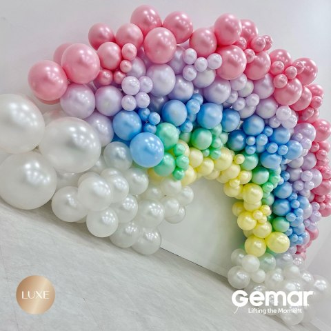 Balony Lateksowe Gemar Metaliczne Perłowe 30cm, 100 szt. Gemar Balony Lateksowe Gemar Metaliczne Perłowe 30cm, 100 szt. Gemar
