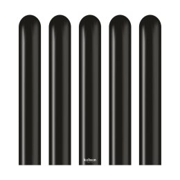 Balony do modelowania 260M Standard Black, czarne modeliny 115cm, 50szt. Kalisan