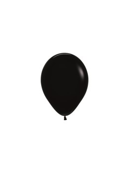 Balony lateksowe Sempertex, Black, 12cm, 50szt. Sempertex