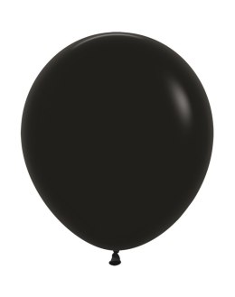 Balony lateksowe Sempertex, Black, 45cm, 1szt. Sempertex