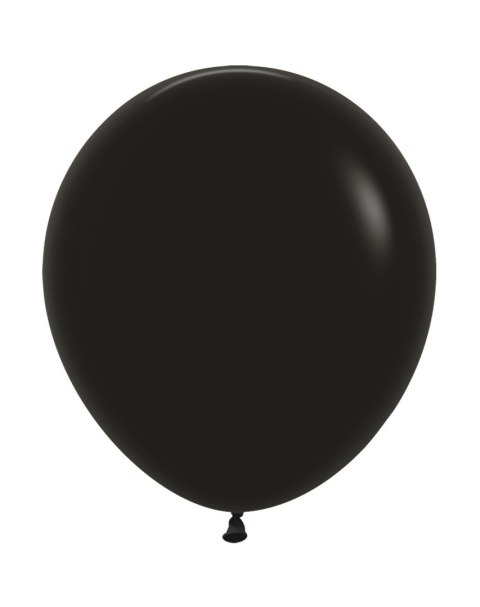 Balony lateksowe Sempertex, Black, 45cm, 1szt. Sempertex Balony lateksowe Sempertex, Black, 45cm, 1szt. Sempertex