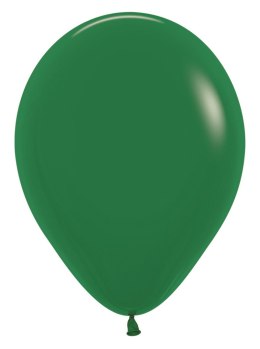 Balony lateksowe Sempertex, Forest Green butelkowa zieleń 30cm, 50szt. Sempertex