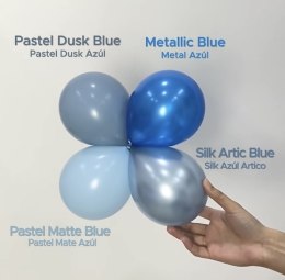 Balony lateksowe Sempertex Pastel Matte Blue 12cm, 50szt. Sempertex